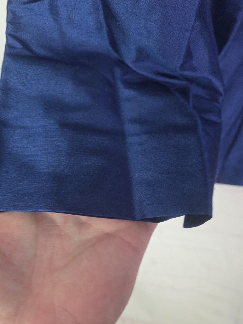 Talbots Deep Navy Button-Front Lightweight Jacket - Picture 4 of 7
